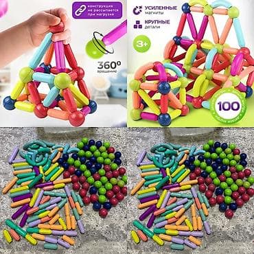 магнитный конструктор детский мир: Магнитный конструктор для детей 3+ с крупными деталями, 158 деталей — 2
