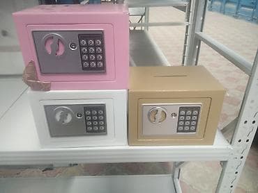Офисная мебель: Портативный мини сейф, Кодовый — 3