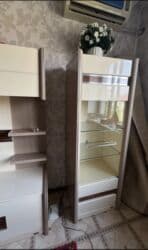 матрасы реставрация: Гарнитур для зала, Б/у, Тумба под ТВ, цвет - Бежевый — 3