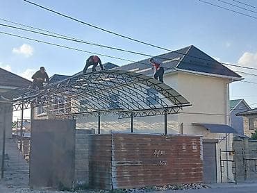 Терезелер жана комплектөөчүлөр: Чатыр, Аркалуу, Металл, Профнастил, Жаңы, Орнотуу — 5