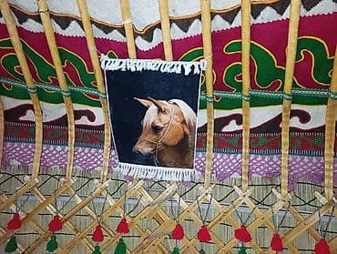 юрта кыргызов: Юрта казахская/кыргызская сборная с полным традиционным оформлением — 6