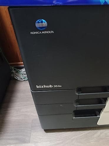 офисная техника: МФУ Konica Minolta bizhub 364e. Б/У - Черно-белое МФУ A3/A4: печать — 1