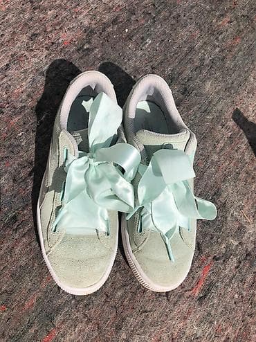 Жеке буюмдар: Кроссовкалар, 36, Puma, Колдонулган, түсү - Жашыл, Өзү алып кетүү — 1