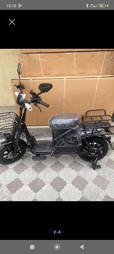 электроскутер купить в бишкеке: Электроскутер (городской/грузовой) с увеличенной посадкой и багажными — 2