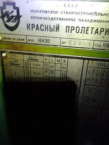 станок точилка: Токарный станок без ЧПУ, 16К20, Б/у — 2