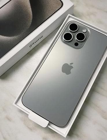 IPhone 16 Pro Max, Б/у, 256 ГБ, Natural Titanium, Коробка, 88 %