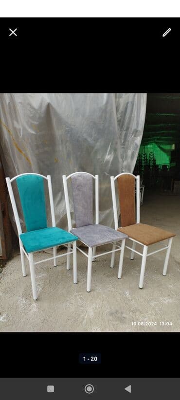 пластмассовые стулья для кафе: Стул для зала, Новый, Железо — 23