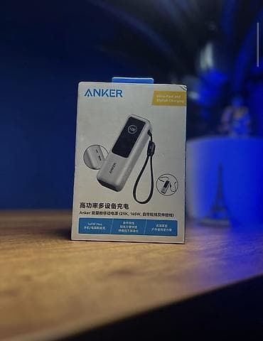 солнечные зарядки: 🔋 Повербанк Anker 25 000 мАч — мощный и стильный! ⚡ Быстрая зарядка до — 4