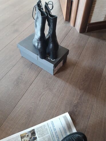 сапоги лакированные на высоких каблуках: Чулки сапоги Баскони Турция кожа натуральный 37 размер почти новая — 3