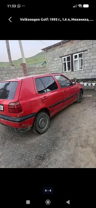 jetta 2: Volkswagen Golf: 1992 г., Хэтчбэк — 4