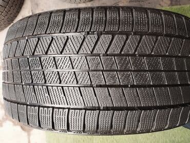 шины и дискы: Шины 255 / 35 / R 18, Зима, Б/у, Пара, Легковые, Япония, Bridgestone — 2