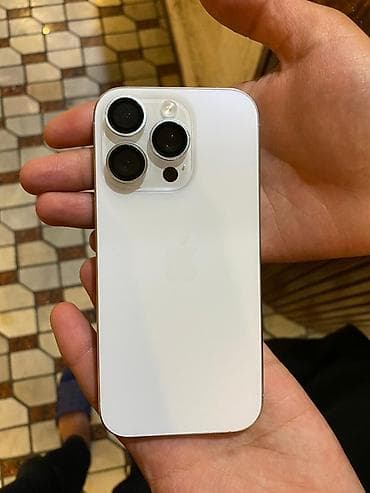 IPhone 16 Pro, Б/у, 256 ГБ, Белый, Кабель, 92 %