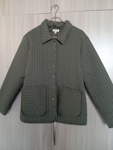 Стеганая куртка отличного качества - Цвет: хаки/оливковый - Размер