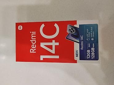 oppo a52: Redmi, Redmi 14C, Новый, 128 ГБ, цвет - Черный, 2 SIM — 1