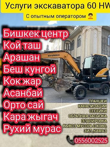 Услуги экскаватора | Выкорчевывание пней, Траншеи, Котлованы