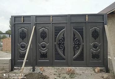 Фурнитура и комплектующие для ворот: Металлические, Механические, Другой бренд, Для частного дома, С калиткой, Оптом, Новый, Бесплатная установка — 6