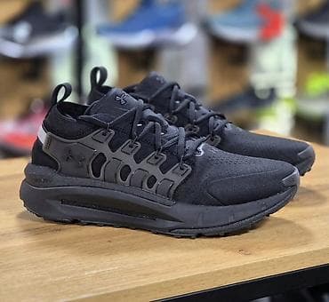 Мырзалардын бут кийими: Эркектердин кроссовкасы, 40.5, 41.5, 43, Under Armour, Жаңы, түсү - Кара, Акылуу жеткирүү, Өзү алып кетүү — 1
