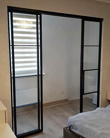 Окна на заказ: На заказ Лофт-перегородка, Бесплатный замер, Бесплатная доставка, Бесплатная установка — 4