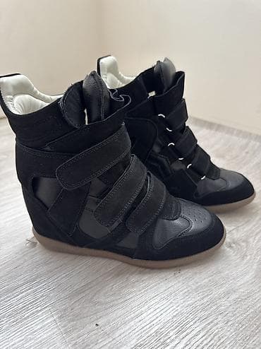 pump wedge: Кроссовки, 38, Isabel Marant, Новый, цвет - Черный, Самовывоз, Платная доставка — 1