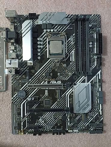 Техника жана электроника: Материнская плата ASUS Prime B560-PLUS + установленный процессор Intel — 1
