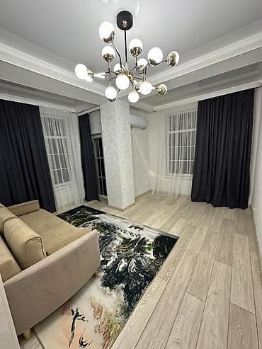 квартира дешево: 2 комнаты, 55 м², Джал мкр (в т.ч. Верхний, Нижний, Средний) Элитка, 3 этаж, Косметический ремонт — 2
