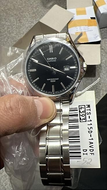 Классические часы часы, Casio, Япония, Водонепроницаемые, Мужские