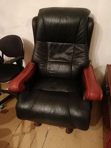 Офис столдору: Офис креслолор, Колдонулган, Дөңгөлөктүү, түсү - Кара, Булгаары, Өзү алып кетүү — 3