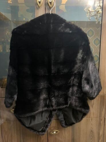 second hend: Норковый полушубок на размер 44-48,отличного качества,по бокам есть — 2