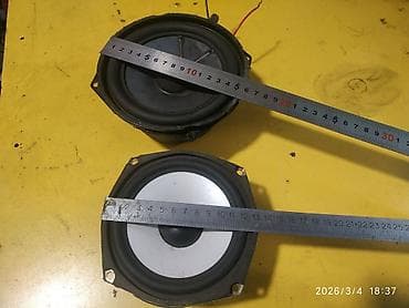 колонка комбик: Один белый динамик, (500с) простой, Китай. Второй автомобильный б/у — 3