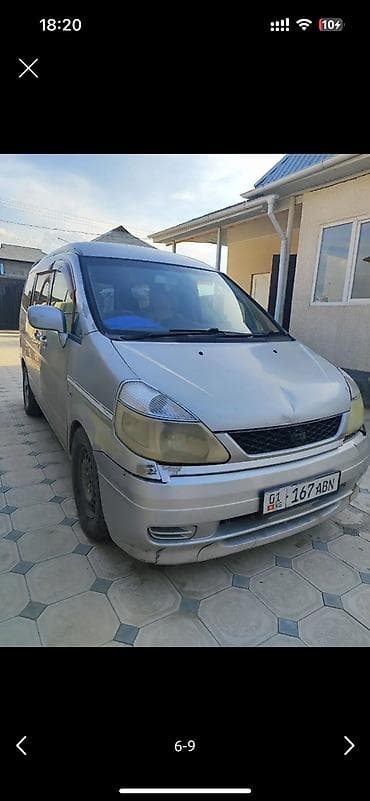 smart money: Nissan Serena: 2001 г., 2 л, Автомат, Газ, Минивэн — 6