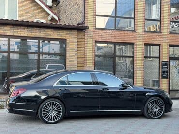 авто с последующим выкупом без первоначального взноса: Mercedes-Benz S-Class: 2019 г., 4 л, Автомат, Бензиновая, Седан — 6