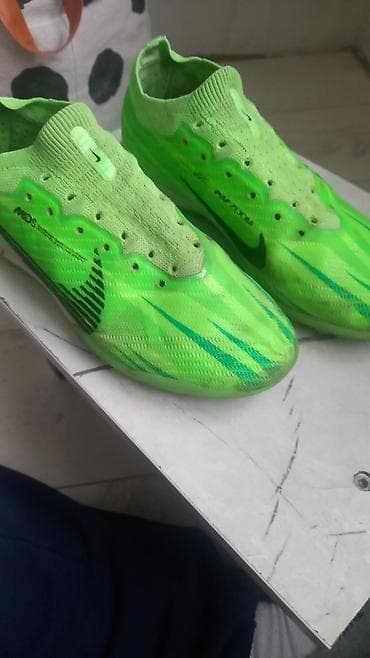 Футбольные бутсы Nike Mercurial Vapor/MDS - Цвет: неоновый зелёный с
