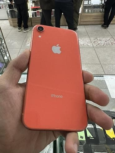 айвон хр: IPhone Xr, Б/у, 64 ГБ, Коралловый, Защитное стекло, Чехол, 78 % — 1
