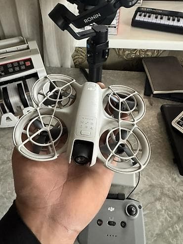 ipad cover: DJI Neo комплект для съемки: дрон, пульт DJI RC-N3и хаб зарядки на 3 — 5