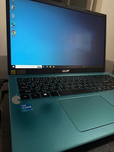 ace: Acer Aspire A315-58, бирюзовый корпус - Экран 15.6", матрица IPS — 3