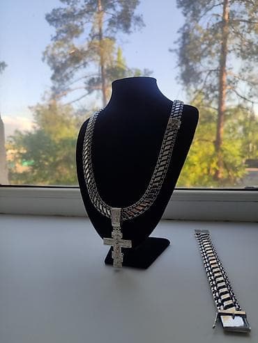 massimo duti: Массивный мужской комплект из серебра 925 пробы — выбор для тех — 1