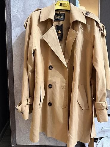 Плащ, Тренчкот, Двубортная модель, S, M, L