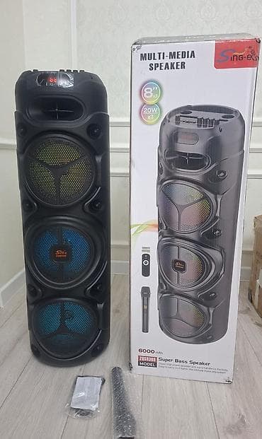 караоке колонки: Продаю новую Портативную акустическую колонку Sing-en ZQS8308 — 1