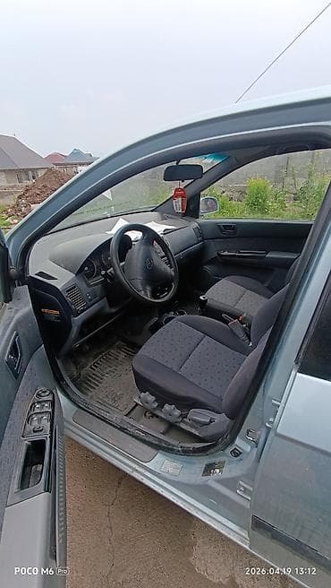 Унаа сатуу: Hyundai Getz: 2004 г., 1.4 л, Кол менен иштөөчү, Бензин, Хетчбек — 7