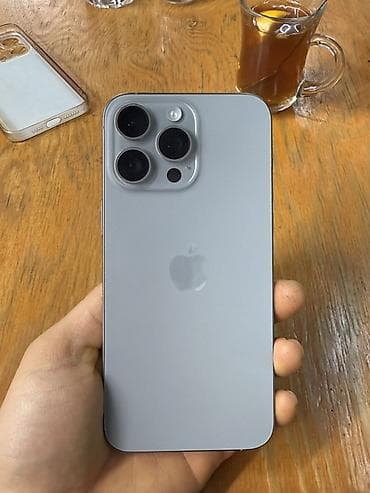 poco 2: IPhone 15 Pro, 128 ГБ, Natural Titanium, Чехол, 89 % — 6