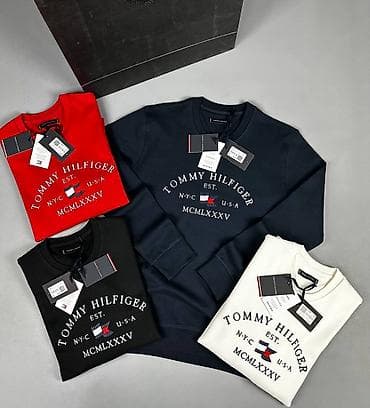 фитнес одежды: Свитшот Tommy Hilfiger с фирменной вышивкой - Классический крой — 3