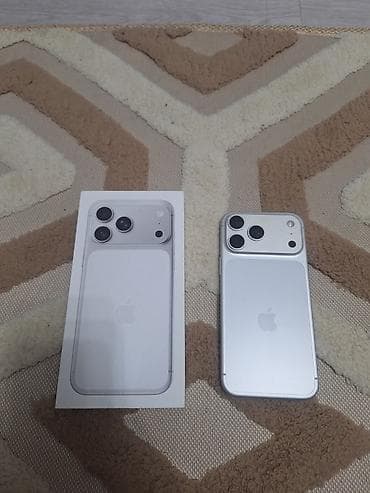 ploika pro: IPhone 17 Pro Max, Б/у, 256 ГБ, Серебристый, Коробка, 99 % — 1