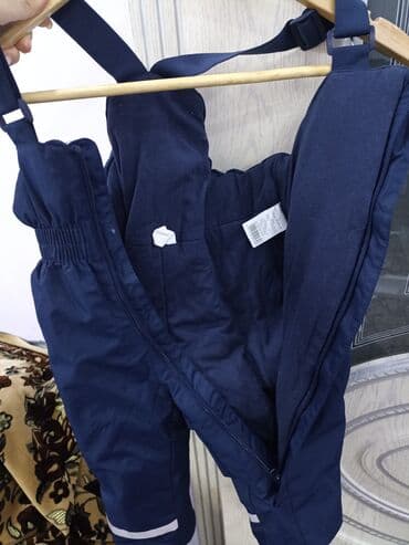 темно синие кюлоты: Джинсы и брюки, цвет - Синий — 3