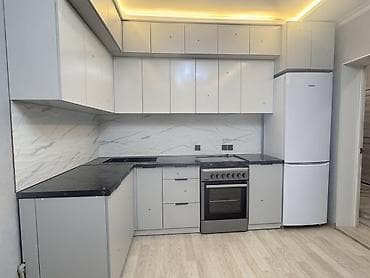 Кухонный набор на заказ, ЛДСП, По договорённости, Дизайн, проект at lalafo.kg Кухонный набор на заказ, ЛДСП, По договорённости, Дизайн, проект