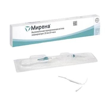 Мирена — внутриматочная терапевтическая система с левоноргестрелом 20
