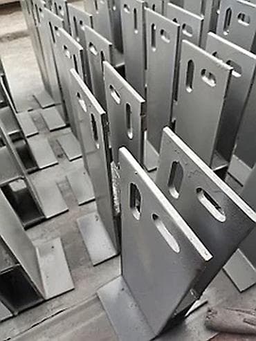 Стальные монтажные кронштейны (уголки) для силовых и строительных