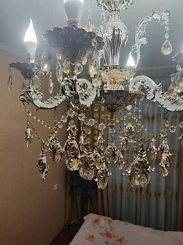 Люстры: Классическая подвесная люстра с хрусталём - Формат: потолочная — 5