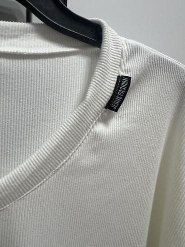 мужские футболки с длинным рукавом: Лонгслив, цвет - Белый, 2XL — 4