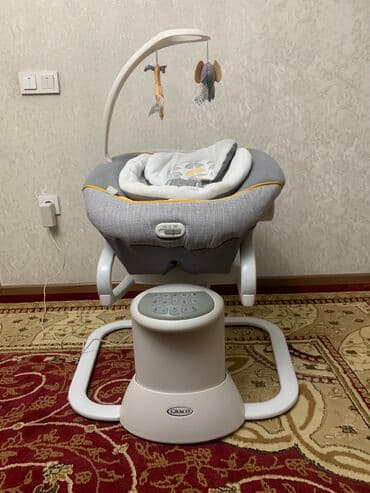 часы телефон детские: Люлька, Б/у, Колыбель, Пластик, цвет - Белый, Самовывоз — 4