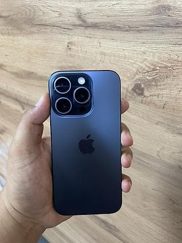 новый 15 про макс: IPhone 15 Pro, 256 ГБ, Blue Titanium, 84 % — 1